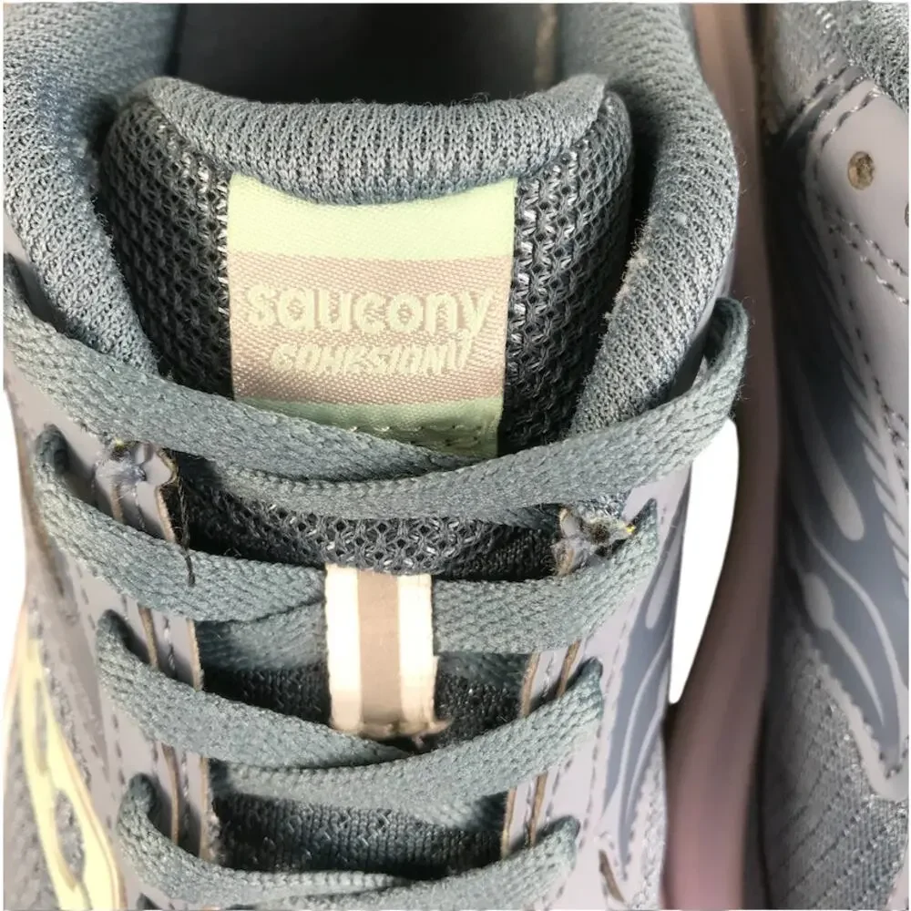 SAUCONY Cohesion 17 Running Shoe Sneakers W 9.5 Blue Jade Mesh Everyday Athletic